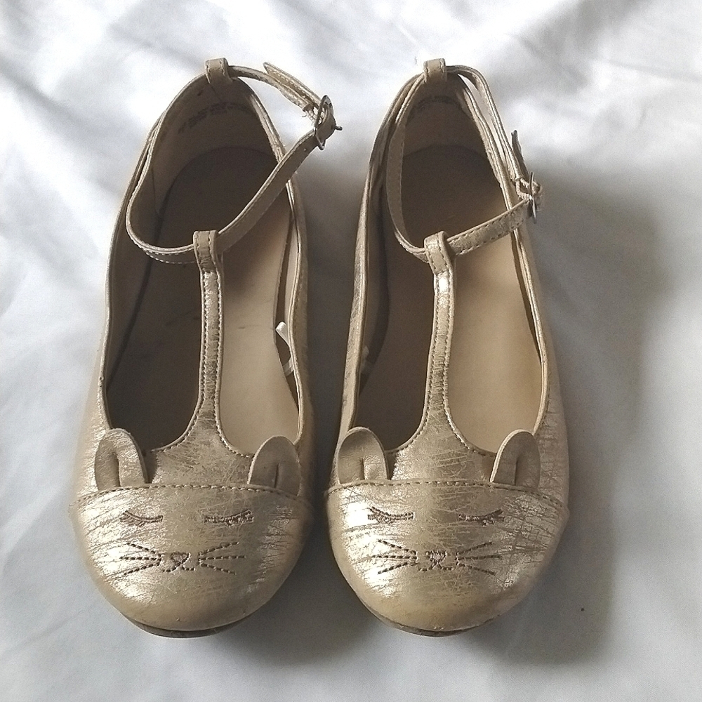 ChildrensPlace Cat Dress Shoes Sz2